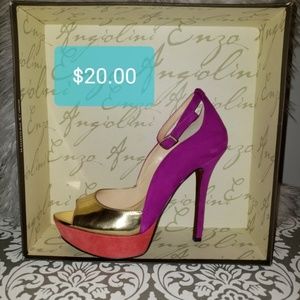 Sexy open toe platform heels